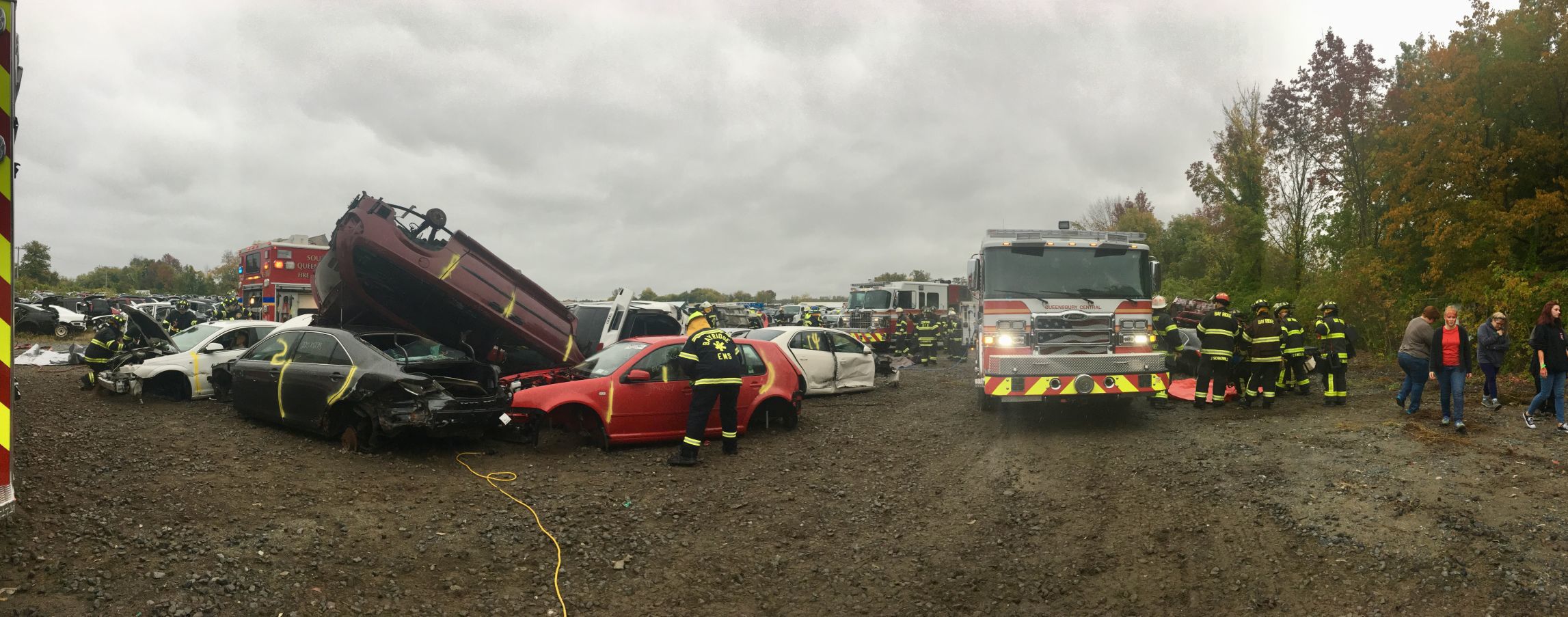 Mass casualty drill in Queensbury